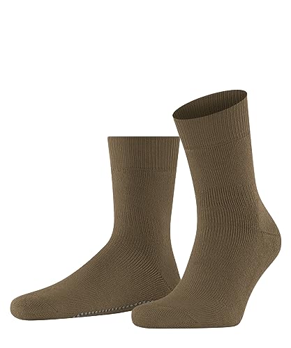 FALKE Mężczyźni Homepads M HP Bawełna, Wełna Merynosa z wypustkami na podeszwie 1 Para, Brązowy (Wholegrain 5017), 43-46