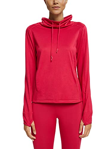 ESPRIT Sports Bluza damska PER Sweat Edry, Cherry RED, L