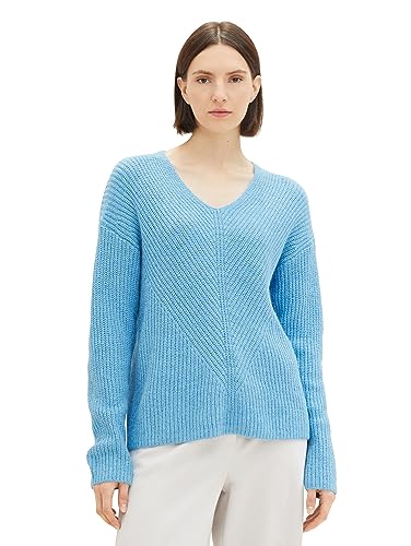 TOM TAILOR Sweter damski, 12391 – jasny niebieski melanż, XS