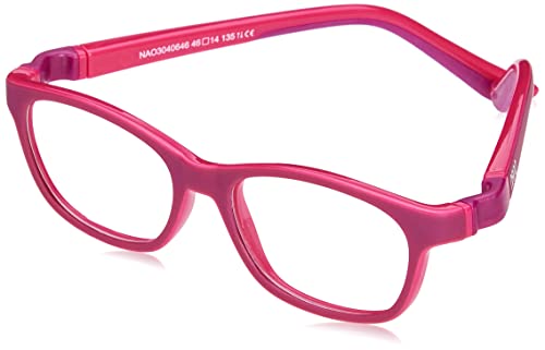 NANOVISTA Unisex dziecięce okulary przeciwsłoneczne, Dwukolorowy liliowy matowy/fuksja, 44