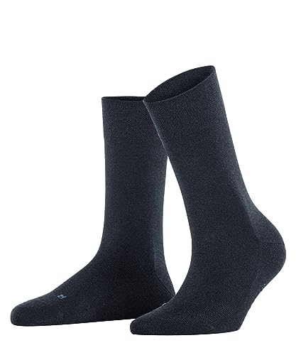 FALKE Kobiety Skarpety Sensitive New York W SO Lyocell bezuciskowe 1 Para, Niebieski (Navy Melange 6127), 39-42