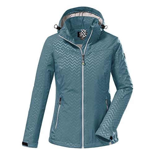 Killtec Damska kurtka softshell z odpinanym kapturem KOS 176 WMN SFTSHLL JCKT, aqua, 44, 38390-000