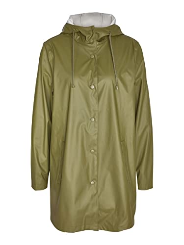 Bestseller A/S Damski płaszcz przeciwdeszczowy NMSKY L/S A-LINE NOOS Kalamata, XS, Kalamata, XS