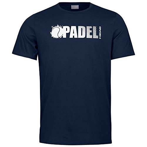 Koszulka męska HEAD Padel Font JR, Bleu, S