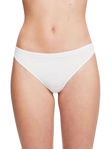 ESPRIT Damskie majtki typu stringi z mikro laceband RCS, Off White, 42