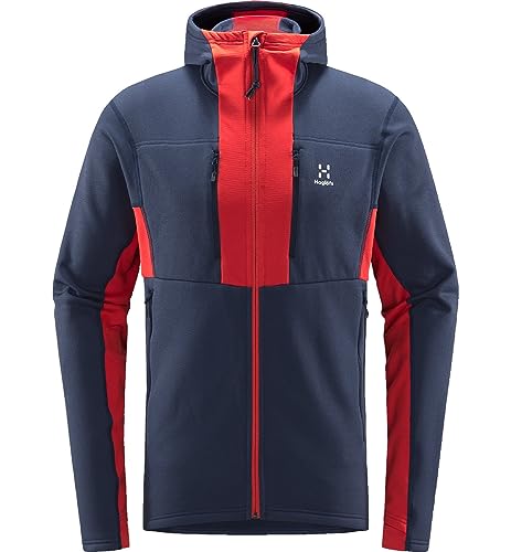 Haglöfs Męska kurtka ROC Nordic Mid Hood, niebieski, M