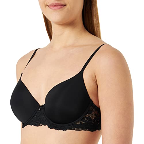 Women'secret Biustonosz Klasyczny Damski, Czarny, 95B