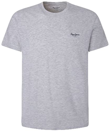Pepe Jeans Koszulka męska, Szary (jasnoszary Marl), XXL