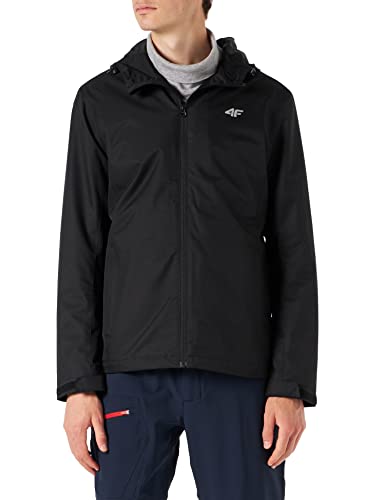 4F Męska kurtka techniczna, DEEP BLACK, M