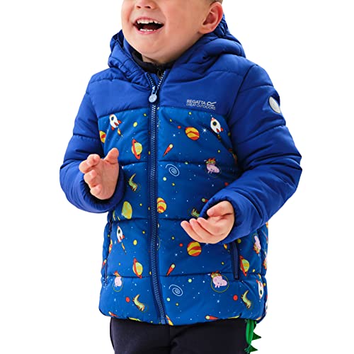 Regatta Unisex dziecięca kurtka Peppa Pad, Surfsp/surfy, 6 Miesiące