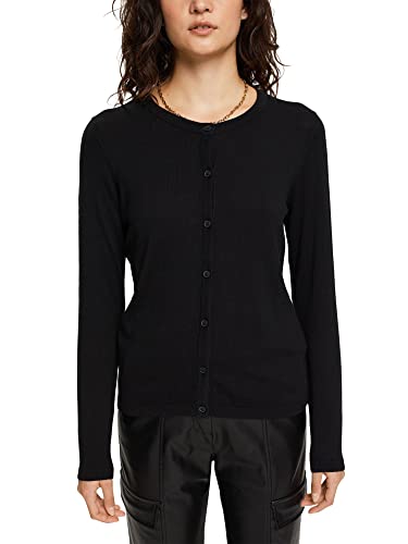 edc by ESPRIT Sweter damski, 001/Black, L