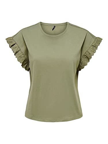ONLY ONLIRIS S/S EMB JRS NOOS Top, aloes, XS, aloes, XS