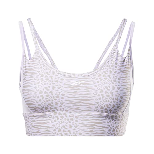 Reebok Damski biustonosz sportowy, fioletowy Oasis, S