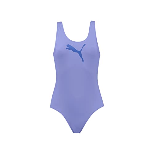 PUMA Damski strój kąpielowy jednoczęściowy, elektryczny fioletowy, XL, purpurowy elektryczny, XL