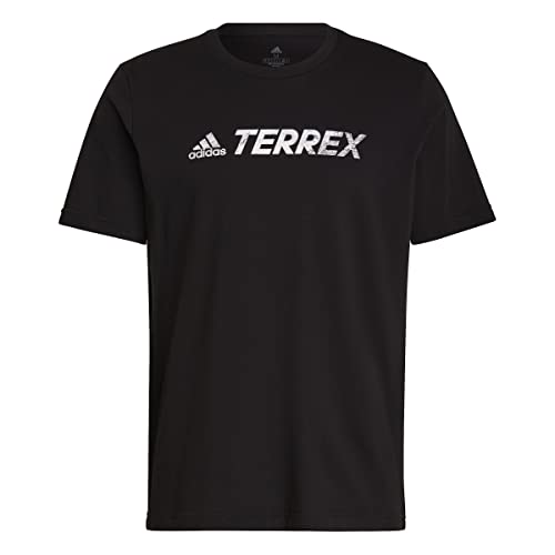 adidas Koszulka męska z logo Tx, czarny, M