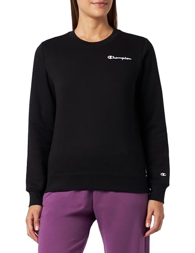 Champion Legacy American Classics W-Script Logo Light Powerblend Fleece Crewneck Bluza damska, Czarny, XL