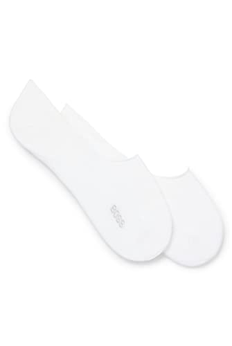 BOSS Męskie stopki 2P SL Uni CC z elastycznej mieszanki bawełny, dwupak, New - White100, 39-40 EU