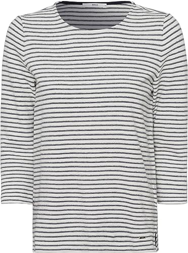 BRAX Damska koszula w stylu Bonnie French Terry, granatowa, rozmiar 38, grantowy, 38