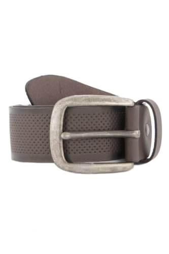 JP 1880 Męski pasek skórzany, czarny, 165, czarny