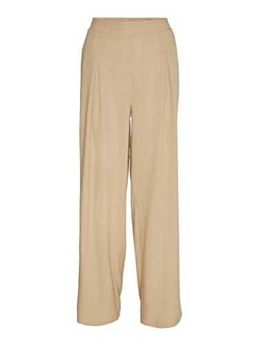 VERO MODA Vmmymilo Hw Wide Pants WVN Ga spodnie damskie, Irish Cream, M