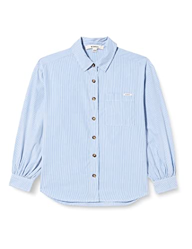 Garcia Kids Dziewczęca bluzka z długim rękawem, off white, 128/134, Off White, 128 cm