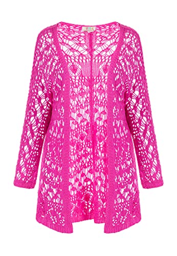 IZIA Kardigan damski 19026470, Rosa, XL-XXL