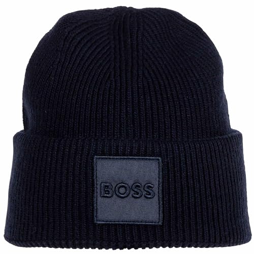 BOSS Czapka męska, ciemnoniebieska, rozmiar uniwersalny, Dark Blue404, jeden rozmiar