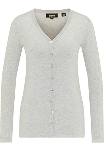 Idony Kardigan damski 15329875, szary melanż, M/L, szary melanż, M-L