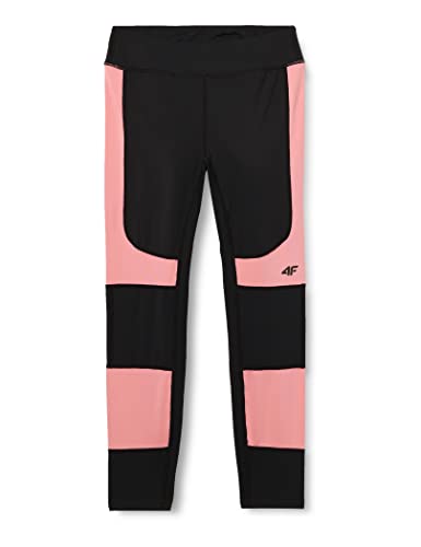 4F Dziewczęce spodnie funkcyjne Jspdf003 legginsy FNK, wielokolorowe, 158-164 cm, wielokolorowa, 158/164 cm
