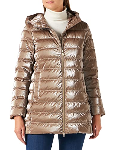 Geox Damski płaszcz Myluse Down Coat, Pine Bark, 42