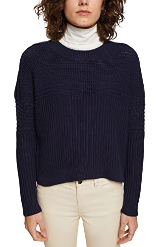 ESPRIT Damski sweter 122EE1I312, 400/NAVY, S