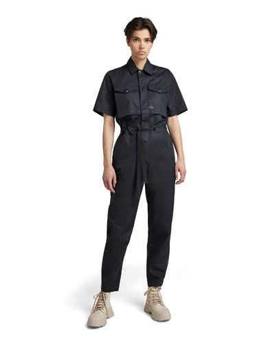 G-STAR RAW Kombinezon damski wojskowy, Czarny (kawior D194-D301), XL