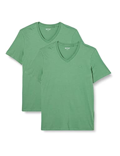 MUSTANG T-shirt męski (2 sztuki), Frosty Spruce 6398, 5XL