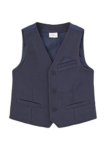 s.Oliver Junior Boy's kamizelka, niebieska, 104, niebieski, 104