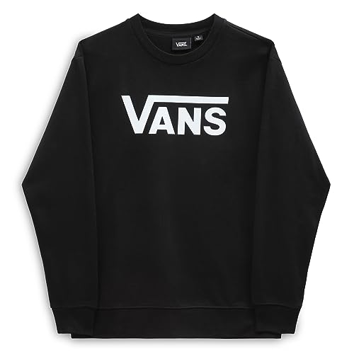 Vans Damska bluza z logo Drop V BFF Crew, Czarny - biały, S