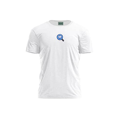 Bona Basics, Męski T-shirt z cyfrowym nadrukiem,% 100 bawełna, biały, na co dzień, męskie topy, rozmiar: M, biały, M