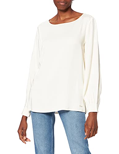TOM TAILOR mine to five Damski bluzka z marszczeniami 1027734, 24019 - Soft Powder Beige, 32