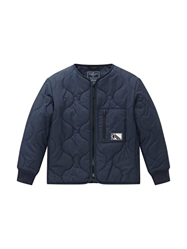 TOM TAILOR Chłopcy Dziecięca kurtka pikowana 1033354, 10668 - Sky Captain Blue, 140