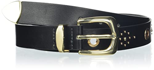 ONLY Damski pasek Onlbessy Pu, Czarny/szczegół: złota klamra, 90
