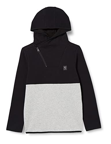 Garcia Kids Chłopięca bluza dresowa, Off Black, 128/134