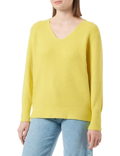 s.Oliver Sales GmbH & Co. KG/s.Oliver Damski sweter z długim rękawem, żółty, 38