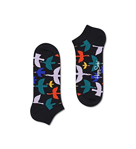 Happy Socks Bird Watch, kolorowe i zabawne, Skarpety dla kobiet i mężczyzn, Czarny (36-40)