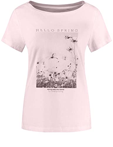 Taifun T-shirt damski, Wzory różowe, 34 PL
