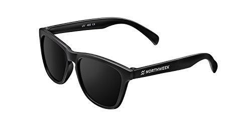 NORTHWEEK · KIDS Polaryzowane okulary przeciwsłoneczne dla chłopców i dziewcząt, Czarny Matowy