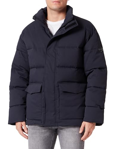 Replay Męska kurtka zimowa comfort fit, 715 DEEP NAVY, XXL