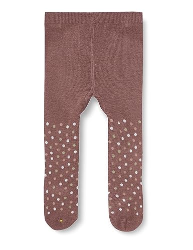 Bestseller A/S Nbfwak Wool Pantyhose Aoj XXIII rajstopy, Ziarnisto-pieprzowy/szczegóły: JAQUARD, 62/68 cm