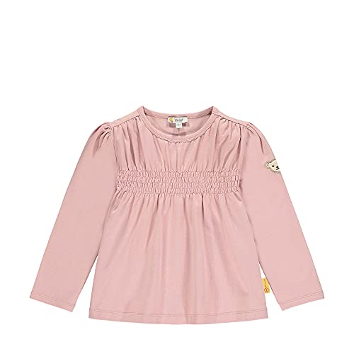 Steiff Dziewczęca bluzka z długim rękawem sukienka na co, Blada Mauve, 98 cm