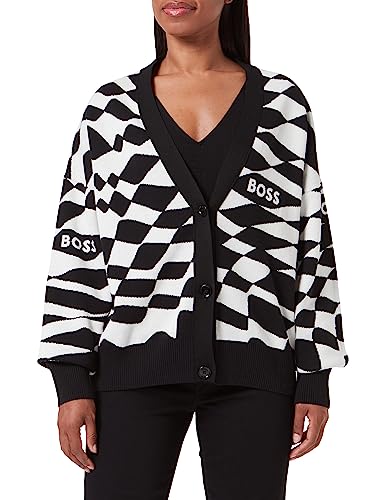 BOSS C_falentissa damski kardigan z dzianiny, Open Miscellaneous962, XS