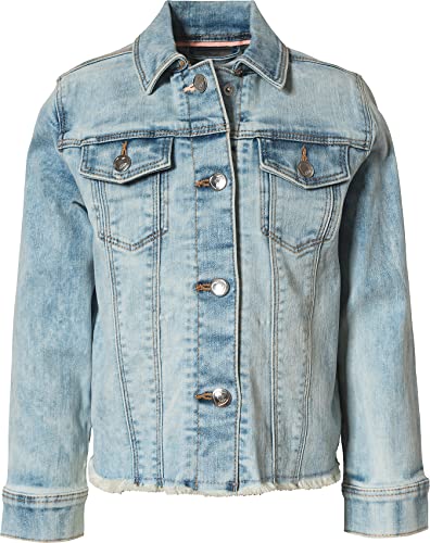 s.Oliver Junior Girl's kurtka, błękitna, 122, błękitny, 122 cm
