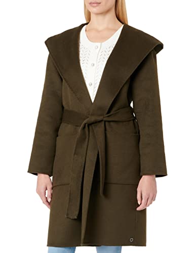 s.Oliver Women's 120.12.208.16.151.2120851 płaszcz z długim rękawem, khaki/Ooliwkowy, 34